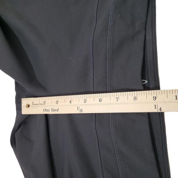 prAna Womens Black Capri Leggings Size Medium Yoga Pilates Gym Cardio Activewear - Picture 6 of 7